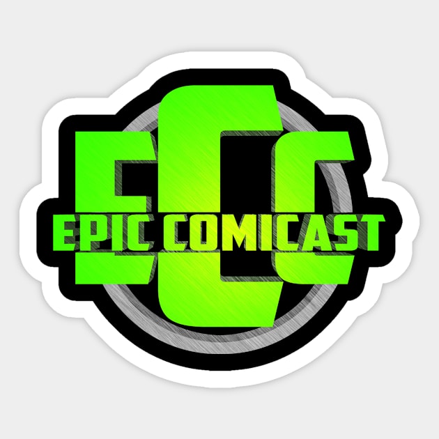 EPIC COMICAST (ECC/Epiccomicast Logo) Sticker by ComicBookHQ